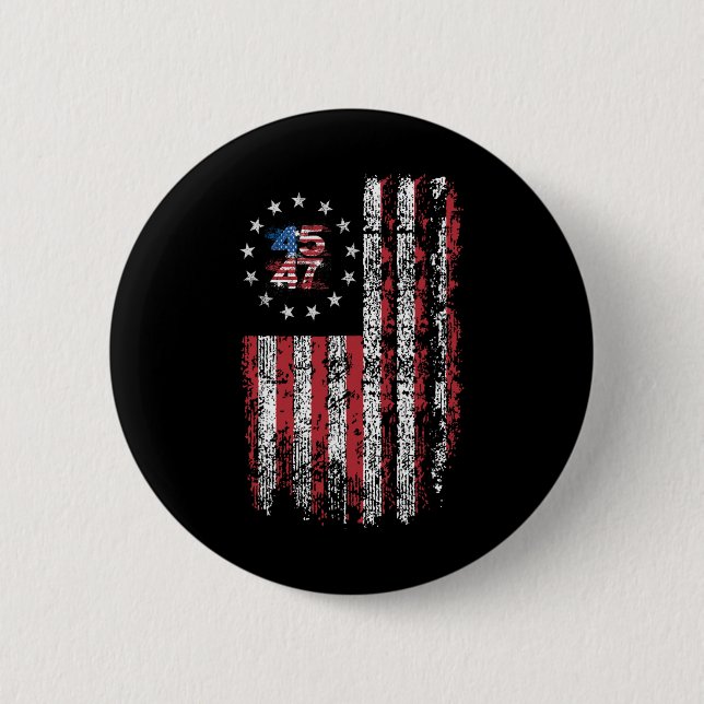 45 47 Präsident 47 Präsident der amerikanischen Fl Button (Vorderseite)