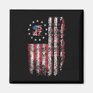 45 47 Präsident 47 Präsident der amerikanischen Fl Magnet