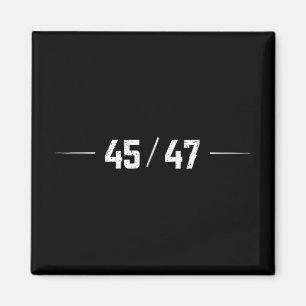 45 47 Trump Daddys Zuhause Usa Flag American Bac Magnet