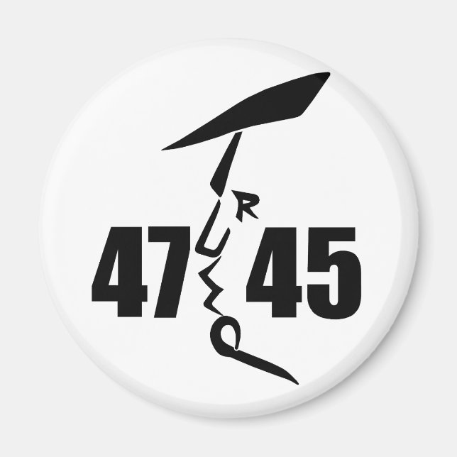 45 47 Trump Magnet (Vorne)