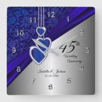 45./65. Saphire Wedding Anniversary Keepake