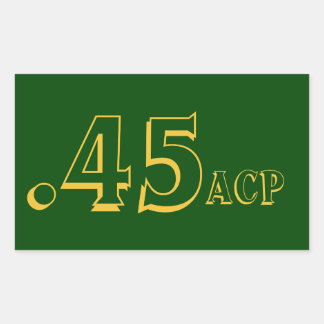 .45 Acp Ammo Aufkleber