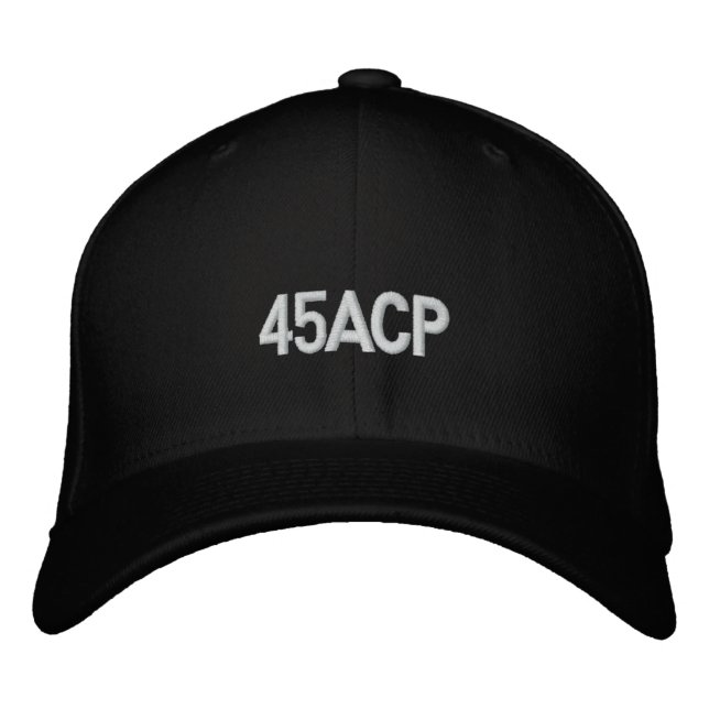 45 acp et Casquette brodé (Devant)