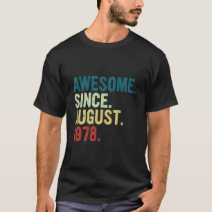 45 Awesome seit August 1978 45. T-Shirt