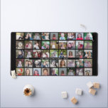 45 FotoCollage - 5 Zeilen 9 Spalten - schwarz Schreibtischunterlage<br><div class="desc">Diese lustige Foto-Montage beinhaltet einen Platz für 45 Aufnahmen. Das Raster besteht aus quadratischen Fotos mit viel Platz, um Ihre Lieblings-Party-Bilder hinzuzufügen. Quadratische Foto funktionieren am besten mit dieser Vorlage. Ein Bereich in der Mitte kann für einen Familiennamen oder Ereignisnamen verwendet werden, um sich zu erinnern. Sie können quadratische Fotos...</div>