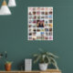 45 FotoCollage Personalisiert Poster (Living Room 1)