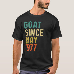 45. Geburtstag 45 Jahre alte Ziege seit Mai 1977 T-Shirt