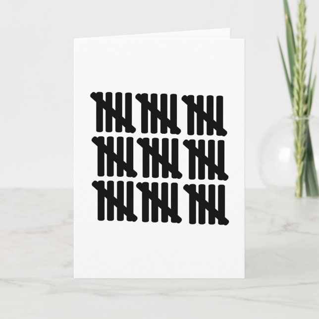 45. Geburtstag Karte (Vorderseite)