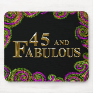 45. Geburtstag  Mousepad