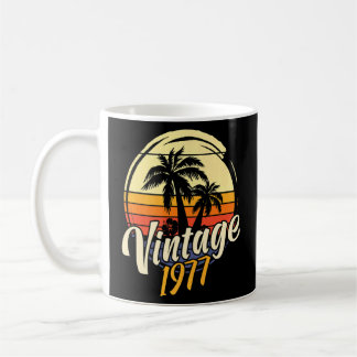 45. Geburtstag Vintag 1977 Kaffeetasse