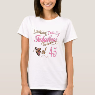45. Geburtstags-Party-Geschenke T-Shirt