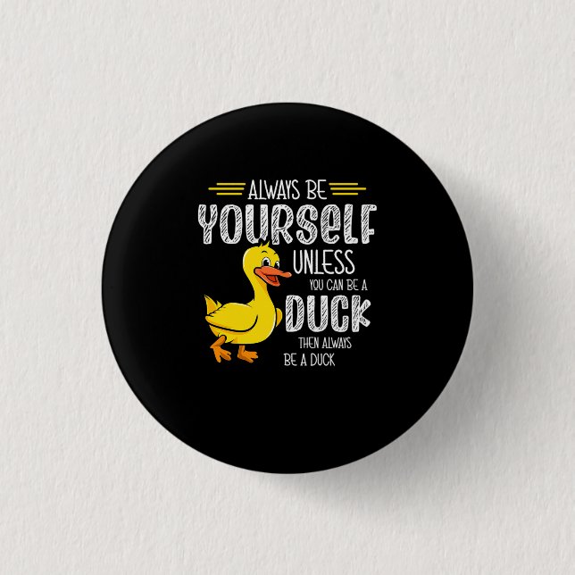 45.Gummiente für Entenliebhaber Button (Vorderseite)