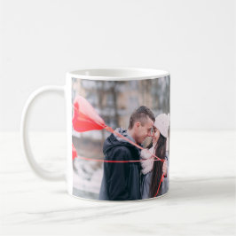 45. Hochzeitstag Saphire Custom Foto Kaffeetasse