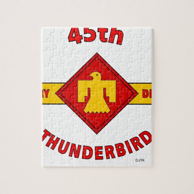 45. INFANTERIEDIVISION "THUNDEBIRD " (Vertikal)