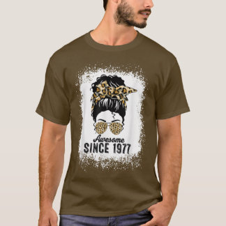 45 Jahre alt Phantastisch seit 1977 Leopard 45. Ge T-Shirt