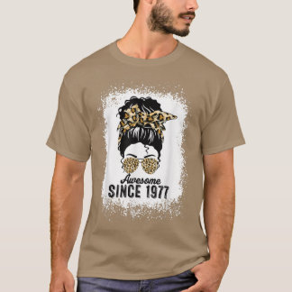 45 Jahre alt Phantastisch seit 1977 Leopard 45. Ge T-Shirt