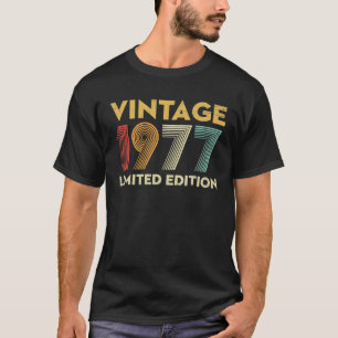 45 Jahre alte Geschenke Vintag 1977 Limited Editio T-Shirt