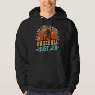 45 Jahre alter Baseball Rookie Player 45. Geburtst Hoodie
