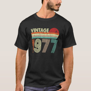 45 Jahre Vintag 1977 45. Tag T-Shirt