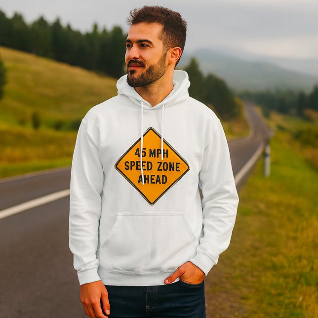 45-MPH-Geschwindigkeitsbereich vor benutzerdefinie Hoodie (Von Creator hochgeladen)