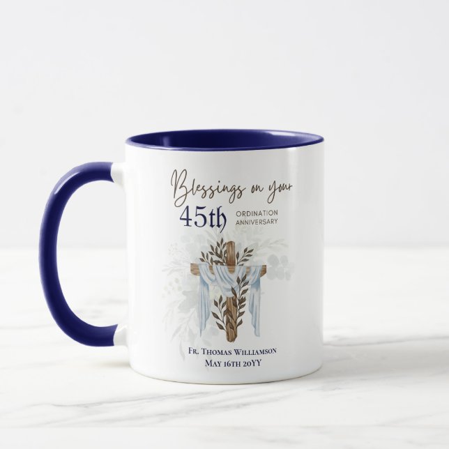45. ORDINATION ANNIVERSARY PriesterPastor Minister Tasse (Links)
