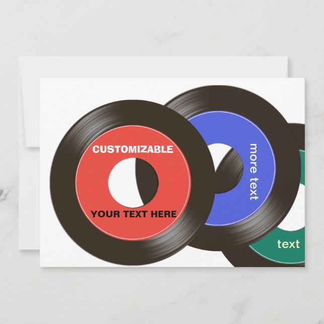 45 Platten kundengerecht Einladung (Vorderseite)