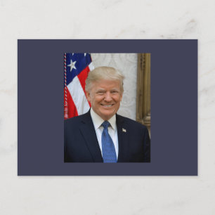 45 Präsident Donald Trump Ankündigungspostkarte