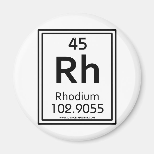 45 Rhodium Magnet (Vorne)