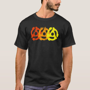 45-RPM-Aufzeichnungsadapter Turntable Retro Vinyl T-Shirt