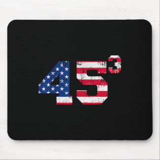45³ Trump 2028 45 hoch drei dritte Amtszeit Präsid Mousepad
