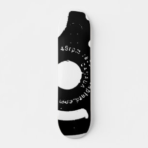 45 U/min-Rekordfläche Skateboard