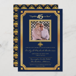 45e anniversaire de mariage - Invitations AJOUTER 