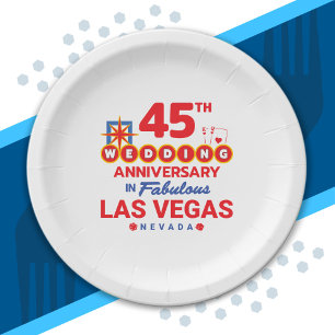 45th Wedding Anniversary Las Vegas Trip Pappteller