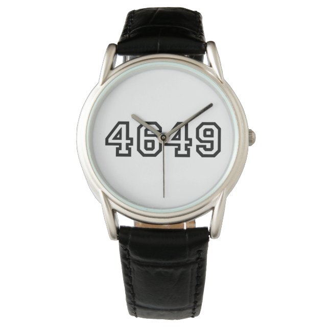 4649 Japanischer Slang Yoroshiku Armbanduhr (Vorderseite)