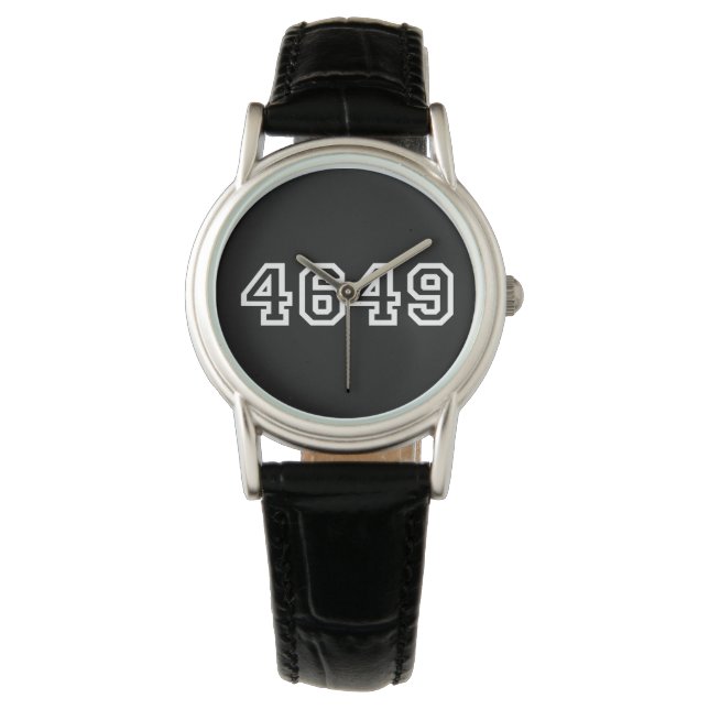 4649 Japanischer Slang Yoroshiku Armbanduhr (Vorderseite)