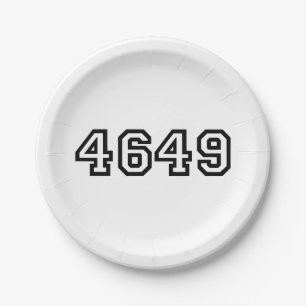 4649 Japanischer Slang Yoroshiku Pappteller