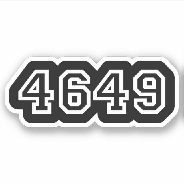 4649 Japanischer Slang Yoroshiku Sticker (Vorderseite)