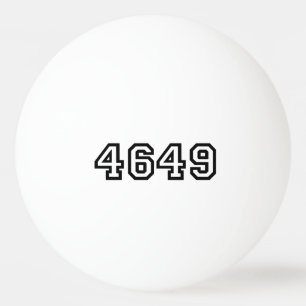 4649 Japanischer Slang Yoroshiku Tischtennisball