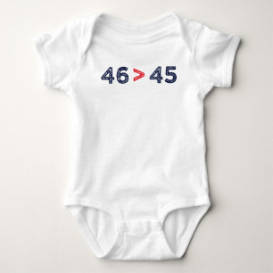46 > 45 - Trump hat Biden gewonnen I Baby Strampler