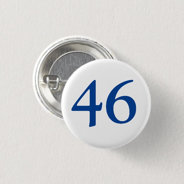 "46" Biden-Präsident, Biden Harris 2020, Wahl Button (Vorne & Hinten)