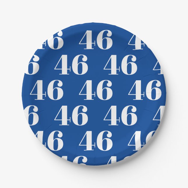 "46" Biden-Präsident, Biden Harris 2020, Wahl Pappteller (Vorderseite)