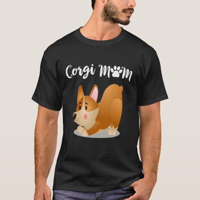 46 Corgi-Mama T-Shirt (Vorderseite)