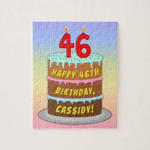 46. Geburtstag: Lustiger Kuchen und Kerzen + Benut
