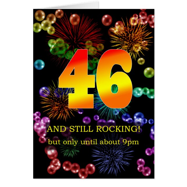 46. Geburtstag noch rocken (Vorne)