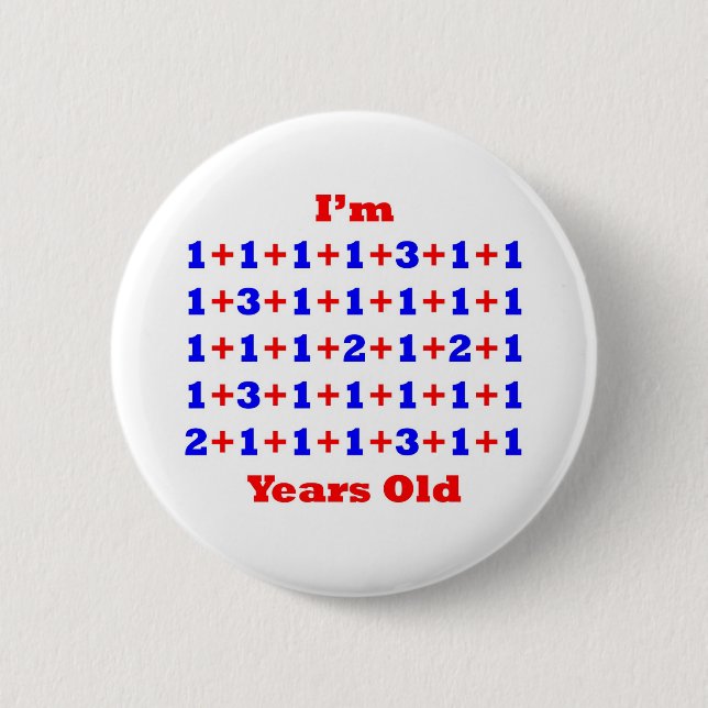 46 Jahre alt! Button (Vorderseite)