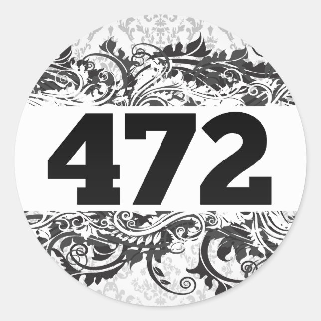 472 RUNDER AUFKLEBER (Vorderseite)