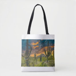 4792-2-Wüste Landschaft bei Sunset Tasche