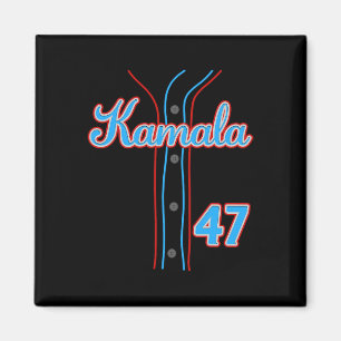 47 Baseball Jersey Shirt Team Kamala für den Präsi Magnet