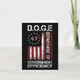 47 D.o.g.e Doge Department of Government Efficienc Karte