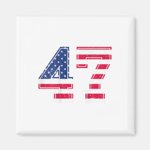 47 Geburtstags-Shirt Usa-Flagge Sportteam-Trikot C Magnet